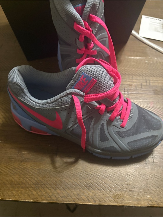 Nike Other - Nike Women's Gray Athletic Shoes with Pink Accents